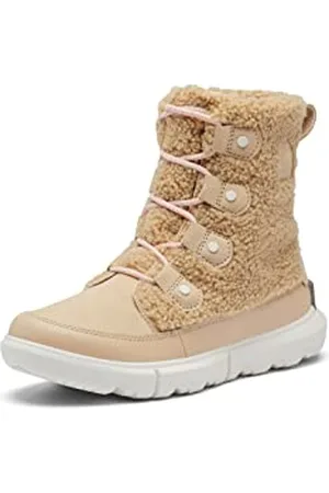 sorel Explorer II Joan WP wasserdichte Winterstiefel für Damen, Beige , 41 EU