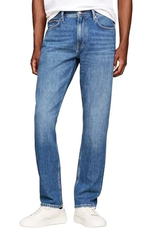 Tommy Hilfiger Herren Jeans Hose Regular Straight Fit, Blau (Carrol Indigo), 38W/32L