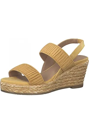 QS by s.Oliver Damen 5-5-28300-28 Keilsandale, Yellow, 38 EU