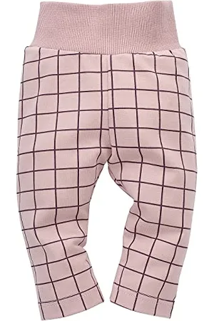 Pinókio Baby Leggins Romantic, 95% Cotton, 5% Elastane, Pink, Checked Girls Gr. 62-122 (74)