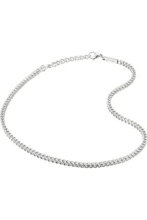 Breil Halskette für Männer Groovy Collection TJ2139 - Halskette aus poliertem Edelstahl für Männer - Gesamtlänge 47 cm