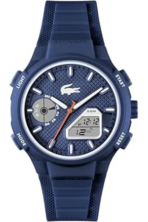 Lacoste Analoge-Digitale Multifunktions-Quarzuhr für Herren Kollektion LC33 mit Blaues Silikonarmband - 2011370