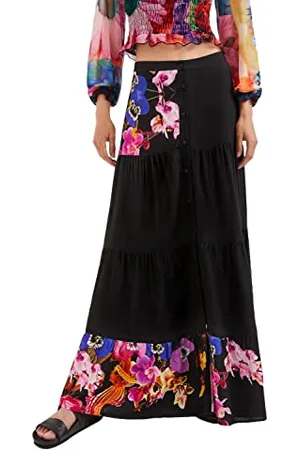 Desigual Womens FAL_LE Mans Rock, Black, S