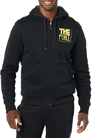 Amazon Disney | Marvel | Star Wars Herren Kapuzen-Sweatshirt mit Sherpa-Futter und durchgehendem Reißverschluss, , L
