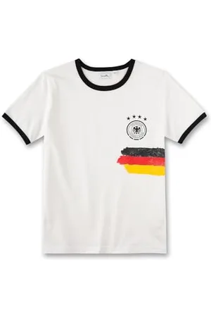 Sanetta DFB-Fanshirt Off-White | Hochwertiges und gemütliches Shirt aus Baumwolle für Mädchen & Jungen. Kinder Bekleidung 092