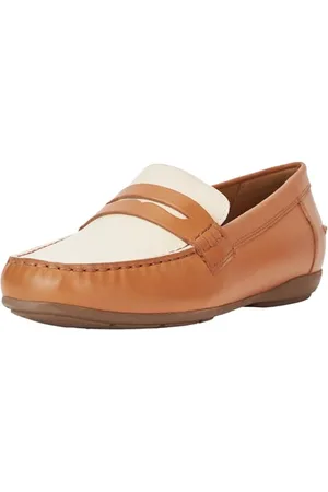 Geox Damen D ANNYTAH MOC A Moccasin, Camel/LT Sand, 38 EU