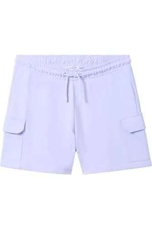 TOM TAILOR Mädchen Kinder Basic Cargo Sweatshorts , happy lilac, 152