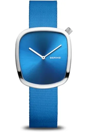 Bering Damen Analog Quarz Uhr mit Edelstahl Armband 18034-308