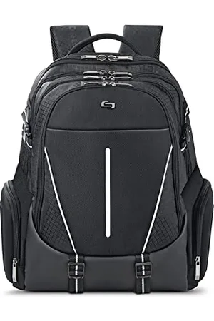 Asolo Rival 17,3 Zoll Laptop Rucksack mit Hardshell-Seitentaschen, Schwarz, One Size, Laptop, , Einheitsgröße, Laptop