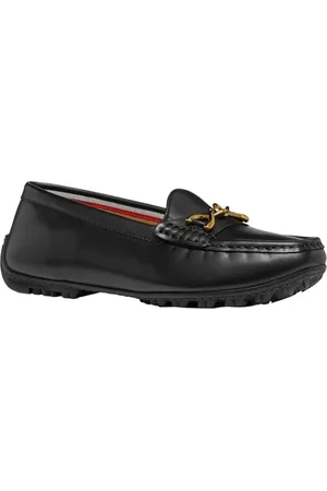 Geox Damen D KOSMOPOLIS + Grip Moccasin, Black, 36 EU