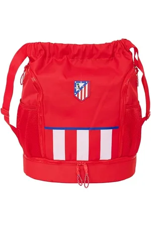 Safta ATLÉTICO DE MADRID Rucksack, ideal für Kinder verschiedener Altersgruppen, bequem und vielseitig, Qualität und Widerstandsfähigkeit, 34 x 15 x 43 cm, , , Estándar, Casual