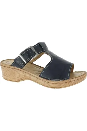 Andrea Conti Damen Sandalette Sandale, d.blau, 38 EU