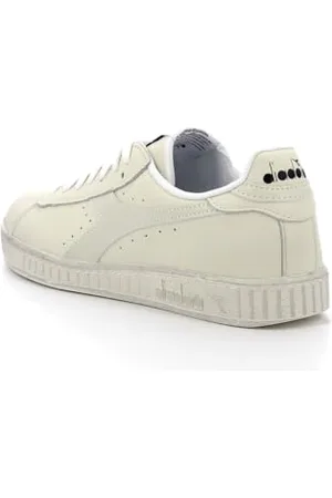 Diadora Unisex Game L High Waxed Hohe Sneaker, Weiß White Fogliame, 38.5 EU