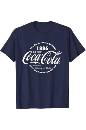 Coca-Cola Coca Cola Retro Logo weißer Text T-Shirt