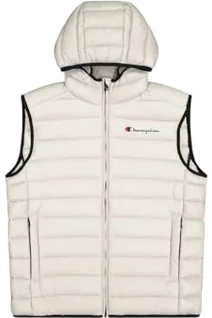 Champion Herren Legacy Outdoor (220341) -Wr Light Nylon Cirè 35gr Small Script Logo High-Neck Gefütterte Weste, , XL