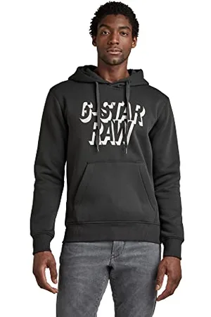 G-Star RAW Herren Retro Shadow Graphic Hooded Sweatshirt