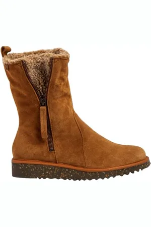 El Naturalista Damen Ankle Boots Yggdrasil, Frauen Stiefeletten,flach,Stiefel,Bootee,Booties,halbstiefel,Kurzstiefel,Toffee,36 EU / 3.5 UK