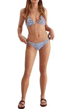 Women secret Damen Bikinihöschen Brazilian Schnürung Blumen Bikini-Unterteile, , S