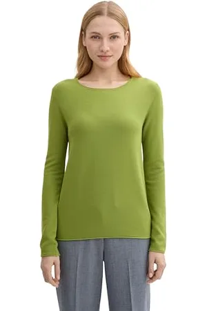 TOM TAILOR Damen Strickpullover mit Rundhals, , M