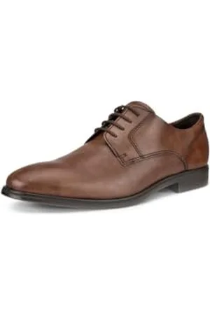 Ecco Herren Queenstown Shoe, Brown, 43 EU