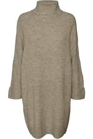 VERO MODA VMJUPITER LS Cowlneck Short Dress BF