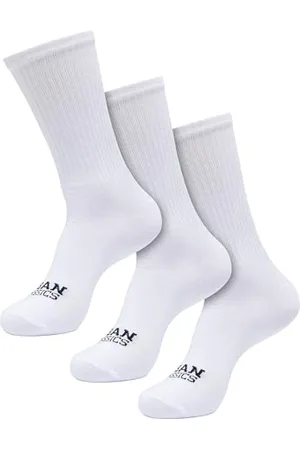 Urban classics Unisex Socken Simple Flat Knit Socks 3-Pack, 3er Pack Unisex flachgestrickten Socken, white, 39-42