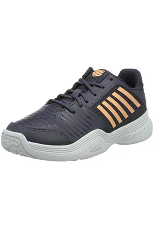 K-Swiss Performance Court Express Omni Tennisschuh, Graystone/Peach Nectar/White, 33 EU