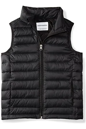 Amazon Jungen Leichte, Wasserbeständige Pufferweste, Verstaubar, , 6-7 Jahre