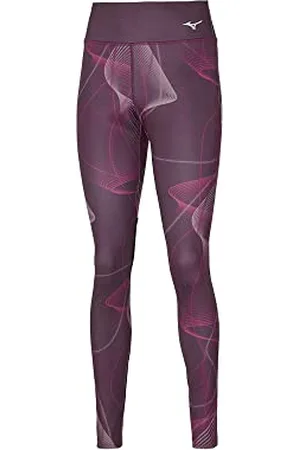 Mizuno Damen Bedruckte Strumpfhose Leggings, , XS