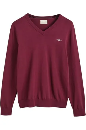 GANT Herren Classic Cotton V-Neck Pullover, , XL