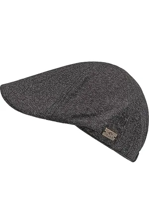 Chillouts Warme Flatcap - Winter Schiebermütze in dunkelgrau für Herren - Wollanteil Elliot Hat