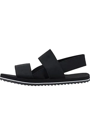Rocket Dog Damen Ellen Slingback Sandalen, Schwarz (Elastic Black/Black A04), 37 EU