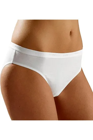 Dim Slip Midi Baumwolle Plus Bio-Baumwolle Damen x2, White, S