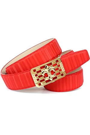 Anthoni Crown Damen Ledergürtel Gürtel, , 110
