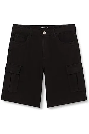 NAME IT Jungen NLMUTIZZA TWI Cargo Long Shorts, Black, 140