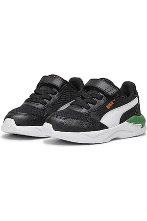 PUMA X-ray Speed Lite Ac Ps Sneaker, Black White Pumpkin Pie, 35 EU