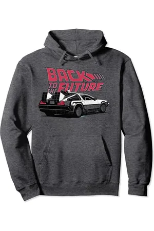 Back To The Future Retro Vintage Delorean Pullover Hoodie