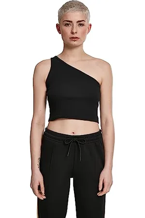 Urban classics Damen TB2609-Ladies Cropped Asymmetric Sport Tank Top, , S