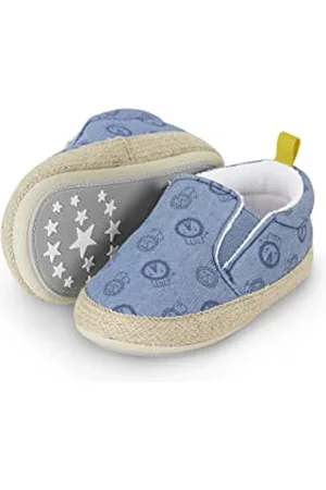 Sterntaler Baby Jungen Baby Schuhe Babyschuh Löwe - Babyschuhe, Krabbelschuhe Baby, Baby Schuhe - mit Gummizug - , 16