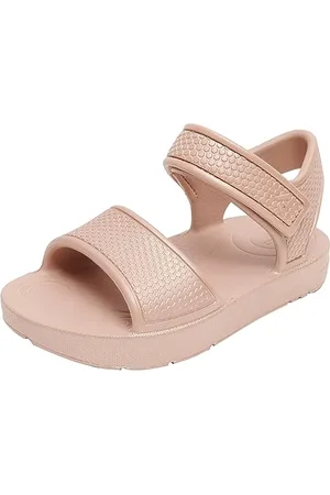 FitFlop Jungen Unisex Kinder Kids Iqushion Sandal with Backstrap Solid Flipflop, , 24 EU