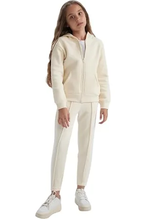 DeFacto Mädchen Jeans für Teenager - Trendige Mädchen Jeanshosen Cargohosen Jogger - Standart Fit