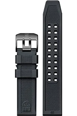 Luminox Uhrenarmband FPX.3000.21H.2.K - 21mm Schwarzes Ersatzarmband aus Gummi mit Edelstahl Dornschließe für 3000 3001