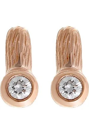 ORPHELIA Damen-Ohrstecker 925 Silber rhodiniert Zirkonia Brillantschliff weiß - ZO-6025/1