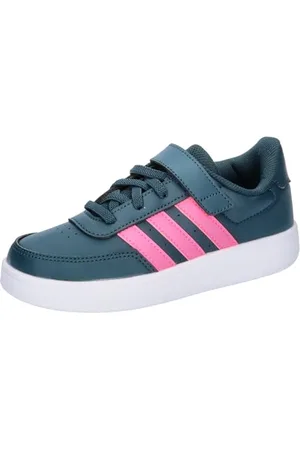 adidas Breaknet Lifestyle Court Elastic Lace and Top Strap Shoes Tennisschuhe, Arctic Night/Lucid pink/Cloud White, 38 EU