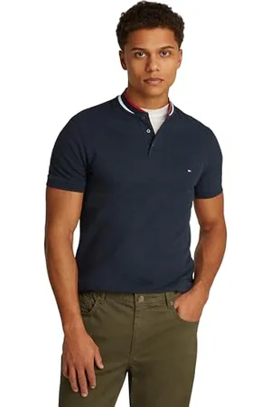 Tommy Hilfiger Herren Poloshirt Kurzarm Mao Tipped Slim Fit, , XL