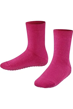 Falke Unisex Kinder Stoppersocken Catspads K HP Baumwolle Wolle rutschhemmende Noppen 1 Paar, Rosa (Fuchsia 8552), 31-34