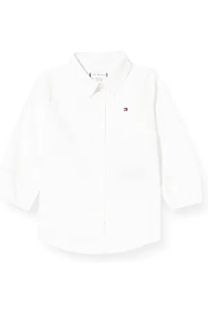 Tommy Hilfiger Mädchen SOLID SHIRT L/S Blusen, , 86 cm