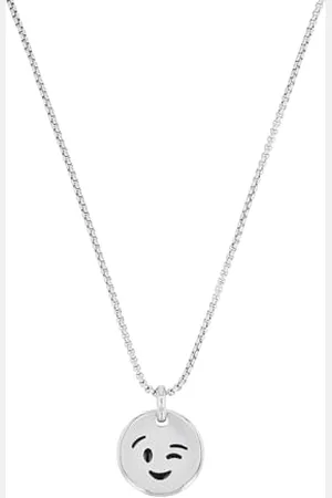 QS by s.Oliver Kette mit Anhänger Edelstahl Jungen Kinder Halsschmuck, 40+3 cm, Silber, , Kommt in Schmuck Geschenk Box, 2034938