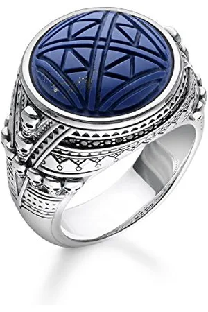 Thomas Sabo Herren-Ringe 925_Sterling_Silber mit 