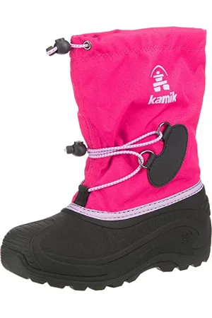 Kamik SOUTHPOLE4, Mädchen Schneestiefel, Pink (Rose/Lavender ROL), 33/34 EU (1.5 UK)